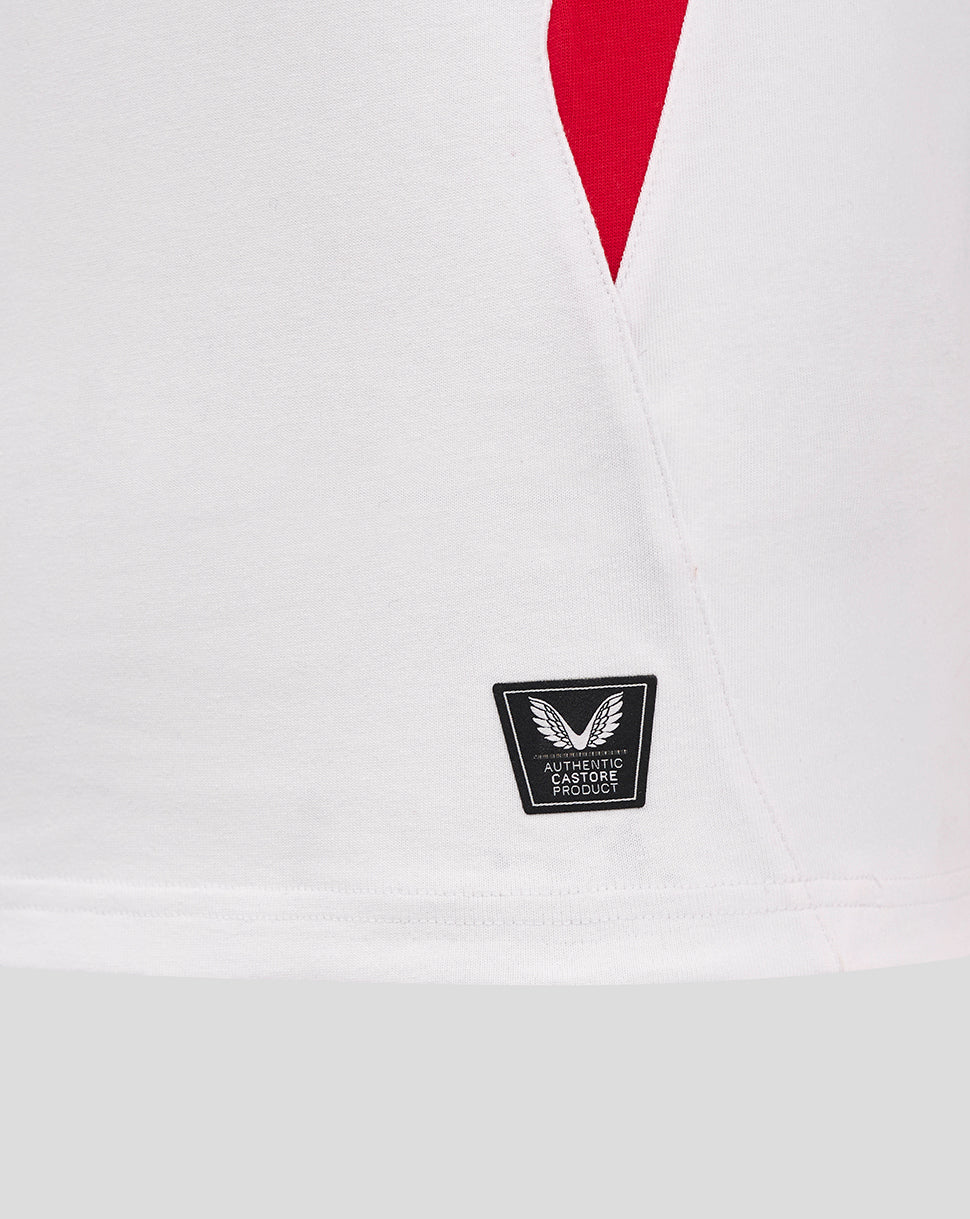 Men’s England Rugby 25/26 Home Classic Short Sleeve Shirt – Brilliant White - Image 5