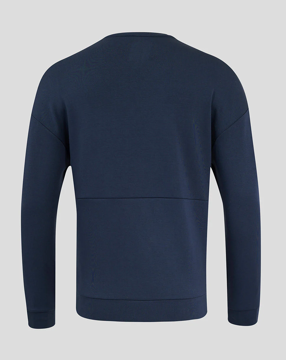 Men's England Rugby 25/26 Travel Crew Sweatshirt - Inkwell - Image 2