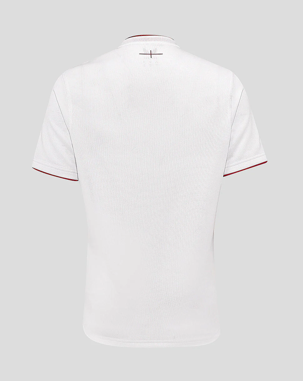 Women’s England Rugby 25/26 Home Short Sleeve Shirt – Brilliant White - Image 2