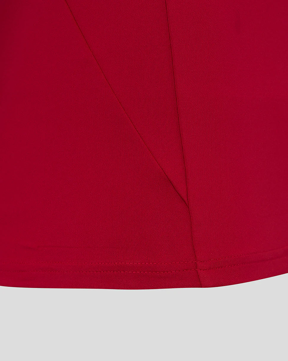 England Rugby Men's Pre Match Long Sleeve Drill Top O2 – Jester Red - Image 5