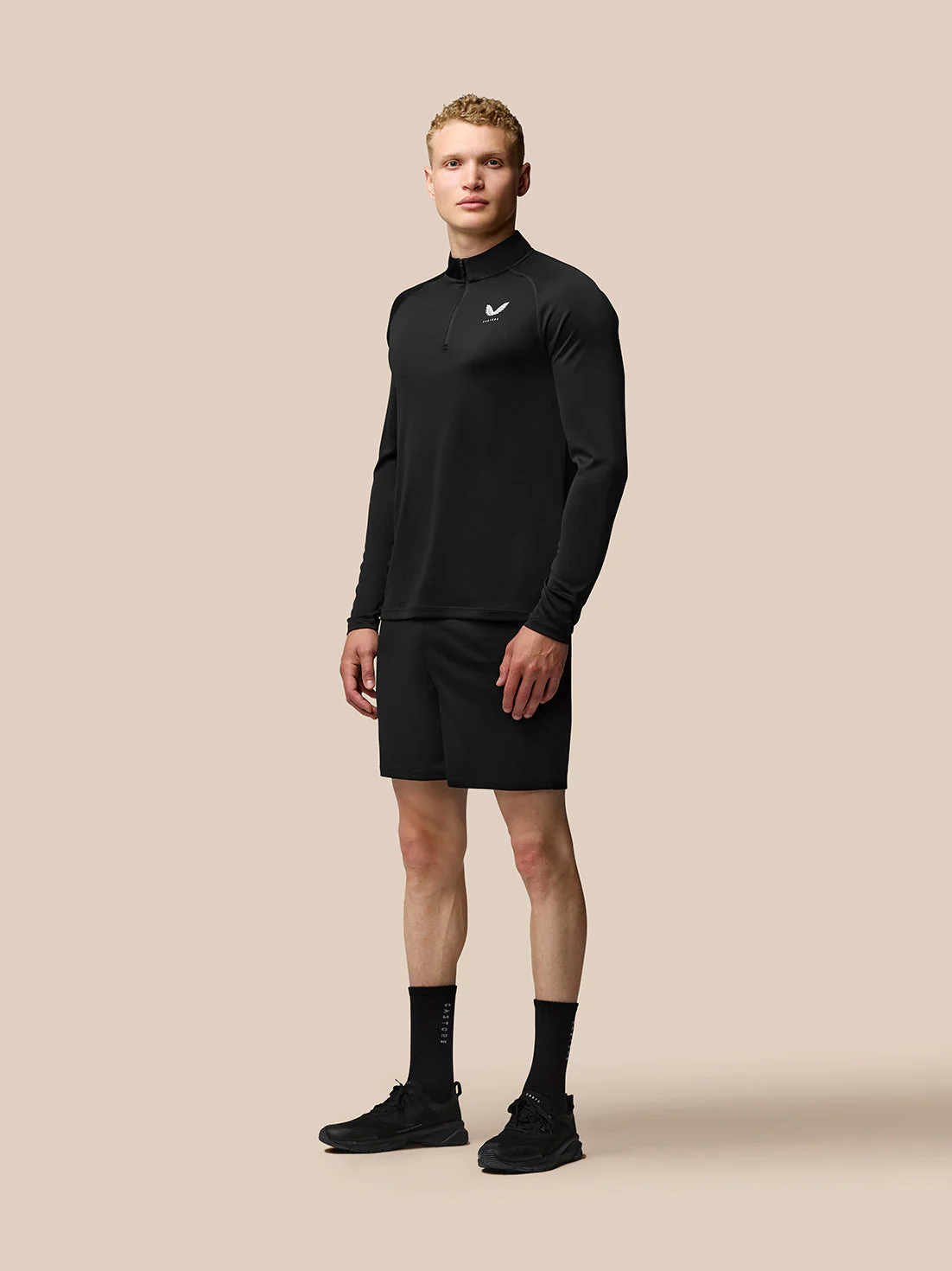 Adapt Training Quarter Zip Top - Black - Image 5