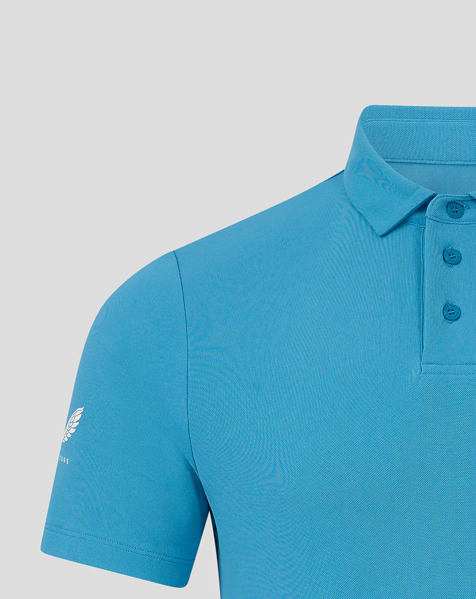MEN'S 24/25 ESSENTIALS POLO - BLUE - Image 6